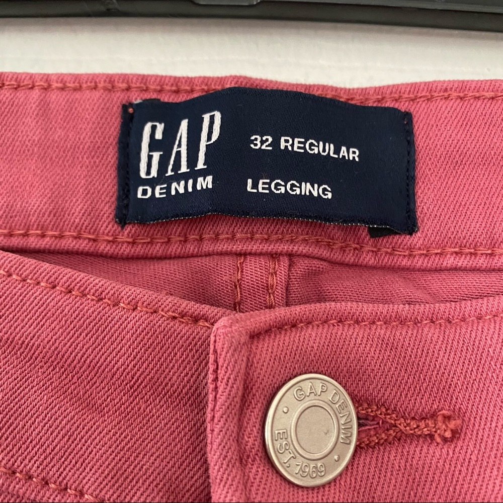 GAP Pink Legging Jeans 32 NWOT - Picture 3 of 6